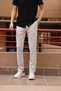 Men's Back Waist Rubber Detail Cotton-linen Summer Trousers - 3
