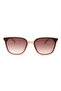 Geometric Beige Bone Frame Brown Glass Women Sunglasses Llt01 - 4