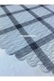 Fiber Lined Water Ripple Path Checkered Non-Slip Pvc Round Oilcloth Tablecloth - 4