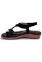 DZA07-74172497CN - Orthopedic Women's Black Sandals - 3