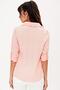 Women's Powder Casual Style Long Sleeve Straight Regular Cut Standard Length Shirt - 2