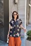 Black Classic Collar, Short Sleeve, Digital Printed Fabric, Regular Fit/Cut, Shirt - 2