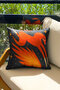 Flame Plume – Abstract Horse Design Throw Pillow Cover 45X45 cm - 2