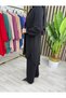Tassel Detailed Tunic & Elastic Waist Trousers, Aerobin Fabric, Bottom Top Double Sedanur Set, Black - 4