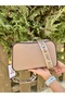Women's Mink Brown 5 Compartment Cross Shoulder Bag 236000Pc - 4