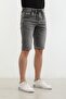 Men's Lycra Lace-Up Jean Shorts - 7