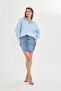 Women's Muslin Fabric Oversize Casual Shirt - Comfortable Cut - 7