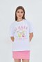 Summer Cocktail Club Printed Women's Oversize T-Shirt + Cloth Bag Gift Combination – 100% Cotton - 4