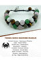 Cancer Zodiac Natural Stone Macrame Bracelet212216