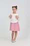 Girl's Bow Printed Dress - 4
