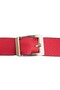 Minoan Genuine Leather Unisex Waist and Chest Bag – with Adjustable Leather Belt, Red - 7