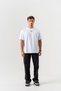 Unisex White Borz 1996 Embroidery Detailed Back Printed Oversize Fit Crew Neck T-Shirt - 7