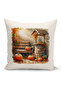 Halloween Autumn Series Double-Sided Digital Printed 4-Piece Cushion Cover Set - 5