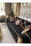 New Fashion Luxury Velvet Sponge Sofa Bed Cover (12-Piece Set 3,3,1,1) Black Color - 4