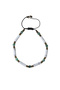 Certified Howlite Hematite Emerald Natural Stone Macrame Bracelet (4 mm) - 8