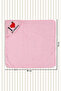 100% Cotton Newborn Baby Swaddle Embroidered Bath Towel Cream - 2