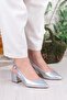 110-420 Fls Open Back Thick Heel Classic Women's Shoes - 3