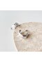 One Gray Steel Earrings - 2