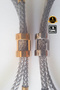 Mesh Coated Steel Bracelet - Flag Red Gold - 5