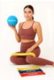 Set of 3 Loop Bands and 20 cm Balance Pilates Balls for Home Pilates and Fitness - 8