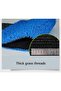 Blue Artificial Grass Turf Easy to Clean, Synthetic Grass Pet Carpet - 8
