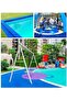 Blue Artificial Grass Turf Easy to Clean, Synthetic Grass Pet Carpet - 4