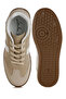 Women Classic Lace-Up Flatform Sneaker in Beige - 4
