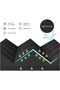 , 10 Pc, Acoustic Foam Panels, 30 x 30 cm, Pyramid Design, Grey Sound Dampening Studio Tiles - 4