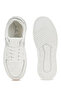 Women Metallic Paneling Platform Sneakers White Silver - 4