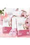Mooyam 10 Pack Pink Rose O2 Bubble Face Masks Sheet, Bubble Facial Mask, Foaming Face Mask
