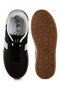 Women Faux Leather Lace-Up Sneakers in Black - 4