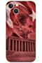 iPhone 14 Case Hd Pattern Printed Back Cover - Atatürk Anıtkabir