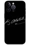 iPhone 14 Pro Max Case Hd Pattern Printed Back Cover - Ataturk Signature