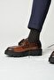 Garden Model Genuine Leather Handmade Brown Crocodile Casual Shoes