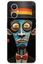 Oppo Reno 7 Lite Case Hd Pattern Printed Back Cover - Silent Scream