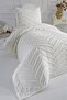 Land of Dowry Sementina 2 Piece Single Pique Set Cream - 2