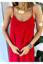 Midi Length Full Lycra Dress with Adjustable Strap - 4