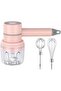 3-in-1 wireless chopper, cutter, mixer. Rechargeable food processor for fast, easy kitchen prep