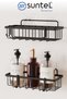2 Pieces of Adhesive Bathroom Shelf, Bathroom Shelf, Bathroom Organizer Shelf Hanging Bathroom Shelf - 3