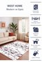 Machine washable, non-slip, stain-resistant digital kitchen rug, living room rug, and cut-to-size runner. - 2
