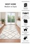 Machine washable, non-slip, stain-resistant digital kitchen rug, living room rug, and cut-to-size runner. - 2