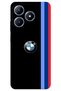 Realme Note 50 Case Hd Pattern Printed Back Cover - Black Three Stripes