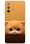 Samsung Galaxy S20 Case Hd Pattern Printed Back Cover - Yellow Kitten