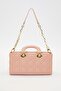 K.Pink Rectangular Model Handbag with Accessories - 8