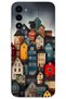 Tecno Spark 8C Case Hd Pattern Printed Back Cover - Colorful Houses