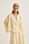 Women's Organic Cotton Short Kimono Butter - 4