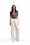 Short Sleeve Crew Neck Viscose Knitwear Sweater - 2