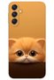 Samsung Galaxy A24 Case Hd Pattern Printed Back Cover - Yellow Kitten