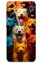 Samsung Galaxy S21 Case Hd Pattern Printed Back Cover - Colorful Dogs