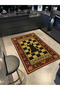 Mosso Chess Themed Pattern Woven Base Modern Decorative Carpet Mosso228 - 2